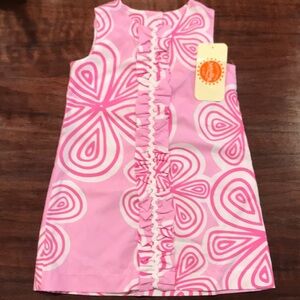 Southern Sunshine Kids pink floral dress NWT